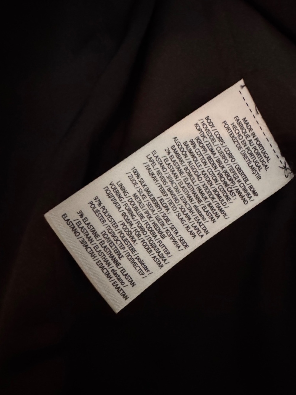 Polo Ralph Lauren Silk Lapel Velvet Cropped Blazer Size 6 - Picture 7 of 12